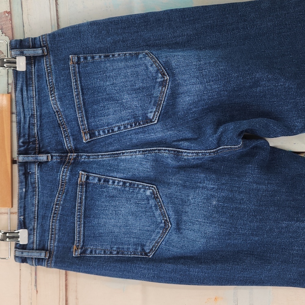 Loft Button‎ Front High Rise Skinny Jeans - Picture 5 of 9